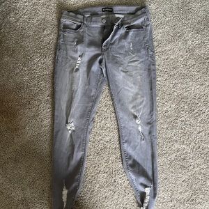 Gray express ankle legging